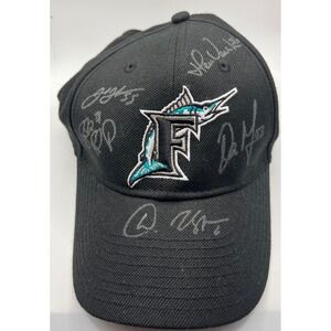 New Era Marlins Baseball Cap MLB Signed Autographed Memorabilia Fan Gift‎